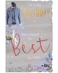 Birthday C75 Pk6 Out of the Blue