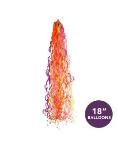 Primary Mix Balloon Tassels Kaleidoscope