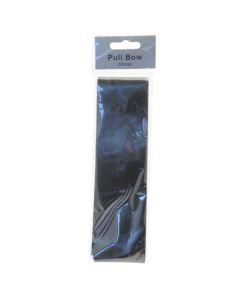 50mm Black Pull Bow 1Pk