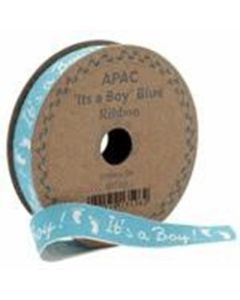 15mm It's a Boy Blue Ribbon
