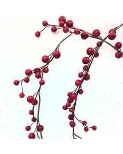 180cm Red Berry Garland