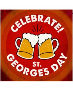ST GEORGES DAY PACK OF 6 CARDS