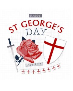 ST GEORGES DAY PACK OF 6 CARDS