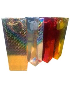 TULIP HOLOGRAPHIC GIFT BAGS BOTTLE - TU-027