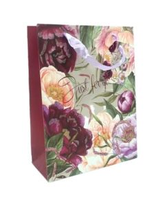 Just For You Floral Medium Gift Bag Pk6 (Tulip)
