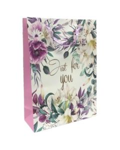 Just For You Floral Extra Large Gift Bag Pk6 (Tulip)