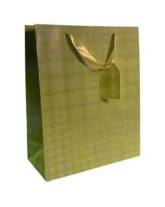 Gold Foil Effect Large Gift Bag Pk6 (Tulip)