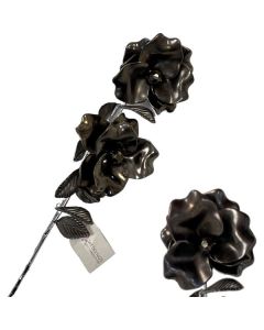 Metal Platinum Rose Flower
