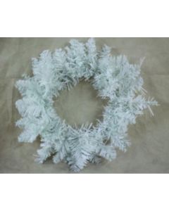 12" White Wreath