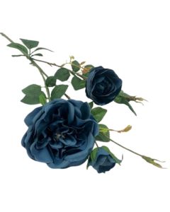 63cm Traditional English Silk Rose French Navy Weddings & Flowercraft