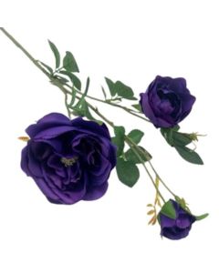 63cm Traditional English Silk Rose Purple Weddings & Flowercraft