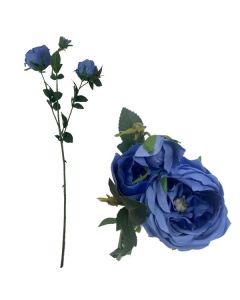 Traditional English Silk Rose Spray