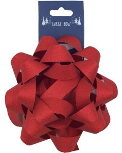 Large Red Glitter Bow
