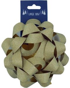 Large Gold Glitter Bow