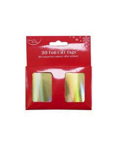 Gold Foil Book Gift Tags Pk1 Eurowrap