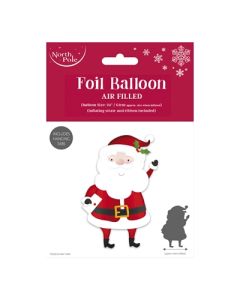 Santa Standing Foil Balloon 24"