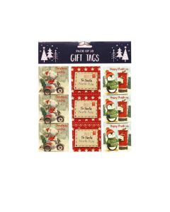 18 Penguin / Bear Gift Tags