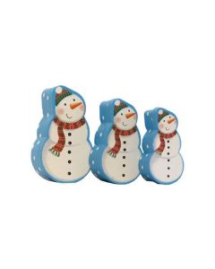 3pc Nested Snowman Bauble Boxes