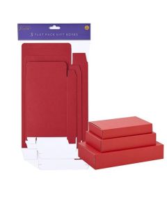 3 Flat Packed Boxes Partisan