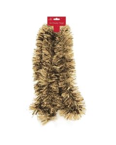 2m Chunky Tinsel - Gold Tallon