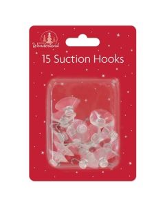 15 Small Suction Hooks Tallon