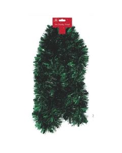 2m Chunky Tinsel - Dark Green Tallon