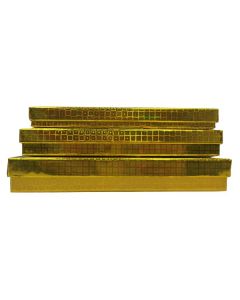 Holographic Set of 3 Watch/Bracelet Boxes Tulip