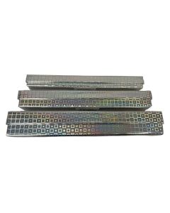 Silver Holographic Set of 3 Watch/Bracelet Boxes Tulip