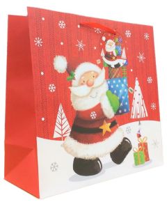 Mini Square Jumbo Christmas Bag Pk12