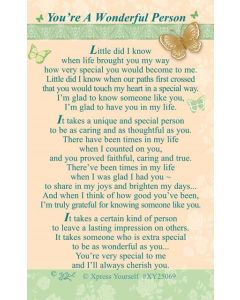 Wallet Wonderful Person C25 Pk6 Xpress Yourself