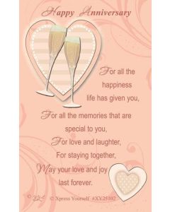 Wallet Anniversary C25 Pk6 Xpress Yourself