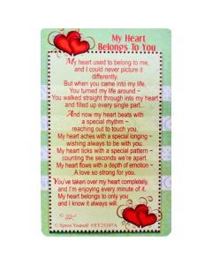 Wallet My Heart Belongs To You C25 Pk6 Xpress Yourself