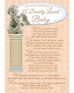 Grave Card Dearly Loved Baby Pk6 Xpress Yourself