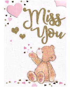 Miss You Bear C50 Pk6 iParty