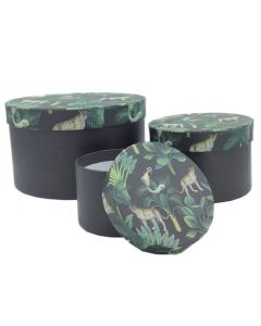 Animal Hat Boxes Set Of 3