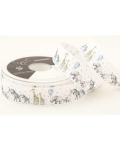 25mm Animal Parade Ribbon On 25M Reel