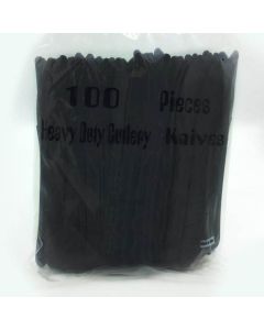 100 Black Knives Party & Paper