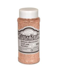 100g Rose Gold Fine Glitter Oaktree