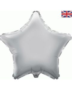 18" Silver Star Foil Balloon Oaktree
