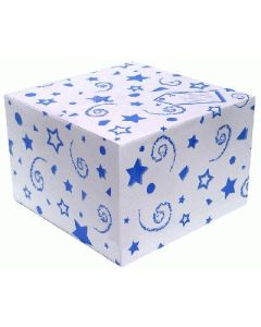 Blue Balloon Box (Holds 18" Foil Balloon) Oaktree