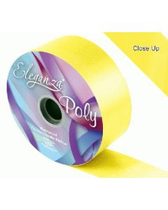 ELEGANZA POLY RIBBON 50MM X 91M (100YDS) NO.11 YELLOW - 618046/1