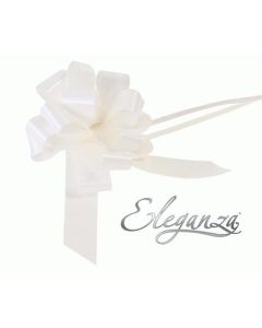 ELEGANZA POLY PULL BOWS 30MM X 30 PK WHITE NO.01 - 619463/1