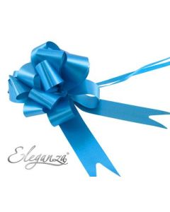 30mm Eleganza Pull Bow Turquoise 30pk