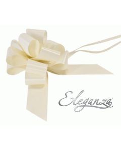 50mm Eleganza Pull Bow Ivory 20Pk