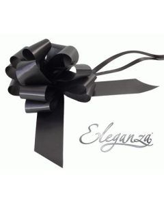 50mm Eleganza Pull Bow Black 20pk