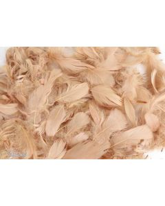 Feathers Mixed sizes 3"-5" 50g bag Natural No.02 Eleganza