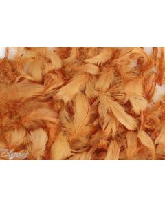 Feathers Mixed sizes 3"-5" 50g bag Copper No.23 Eleganza