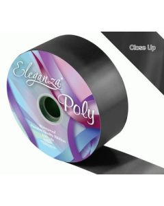 ELEGANZA POLY RIBBON 50MM X 91M (100YDS) NO.20 BLACK - 618312/1