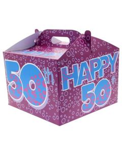Age 50 Balloon Box Kaleidoscope