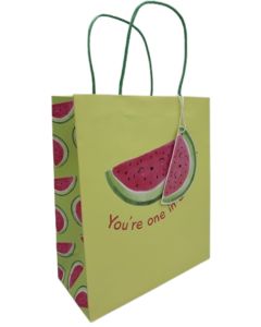 Cute Fruit Medium Gift Bag 6pk Unpackaged (Partisan